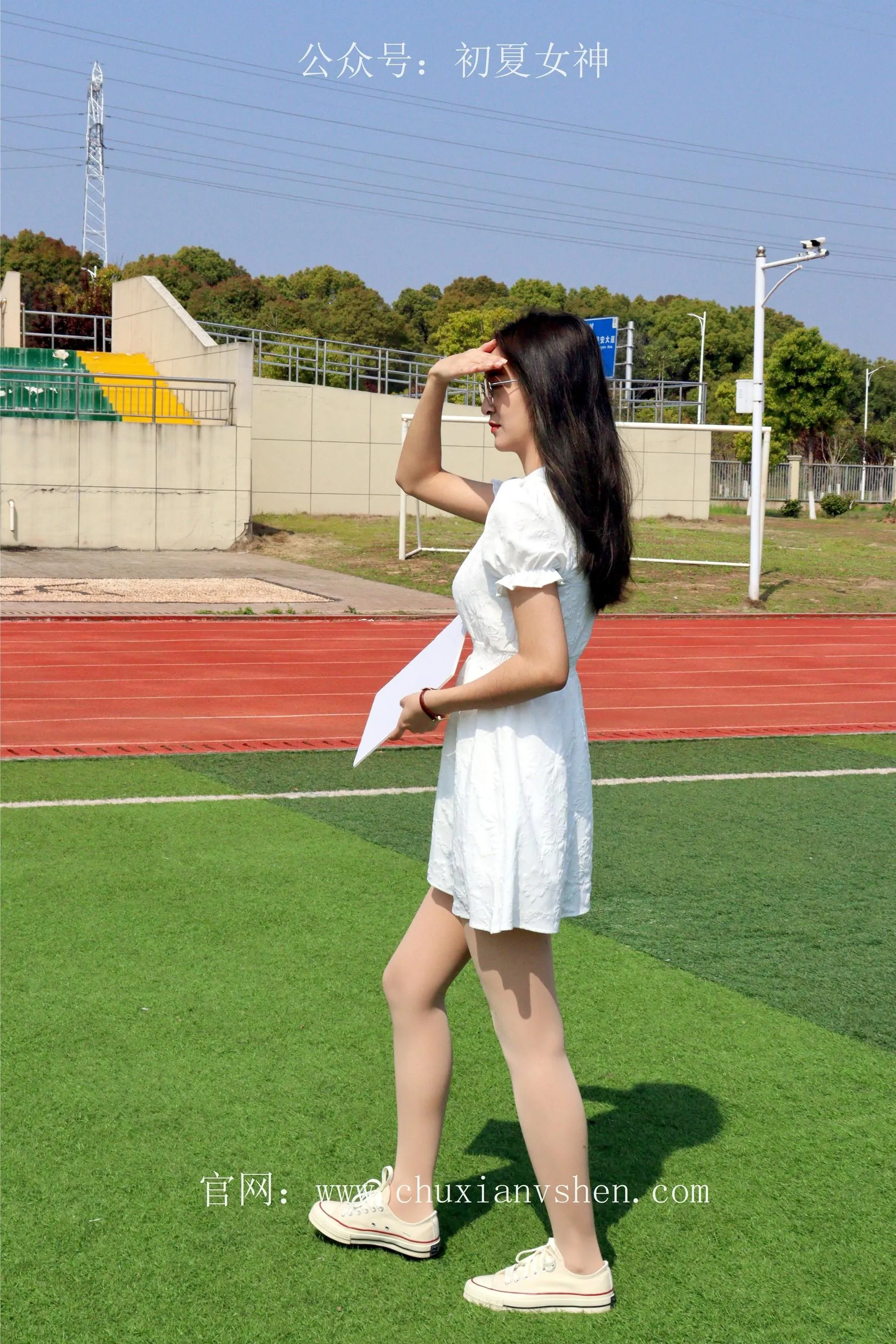 初夏女神 NO.004 邻家女孩校园生活篇-肉丝帆布鞋 [145P]插图3